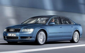 2005 Audi A8 quattro AWD 4dr Sedan; European Model Shown