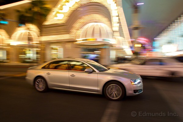 2012 Audi A8 L - Action Front 3/4 - 1