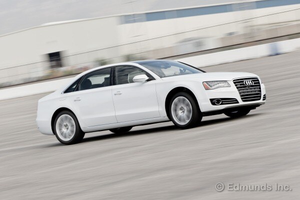2014 Audi A8L TDI - Action Front 3/4