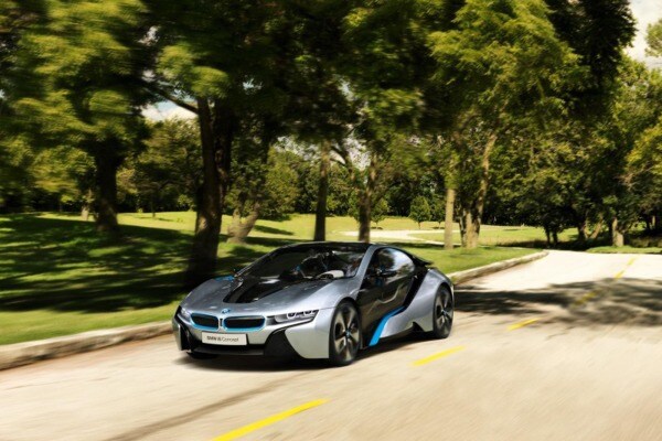 BMW i8 Action Front 3/4