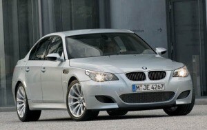 2006 BMW M5 4dr Sedan; European Model Shown