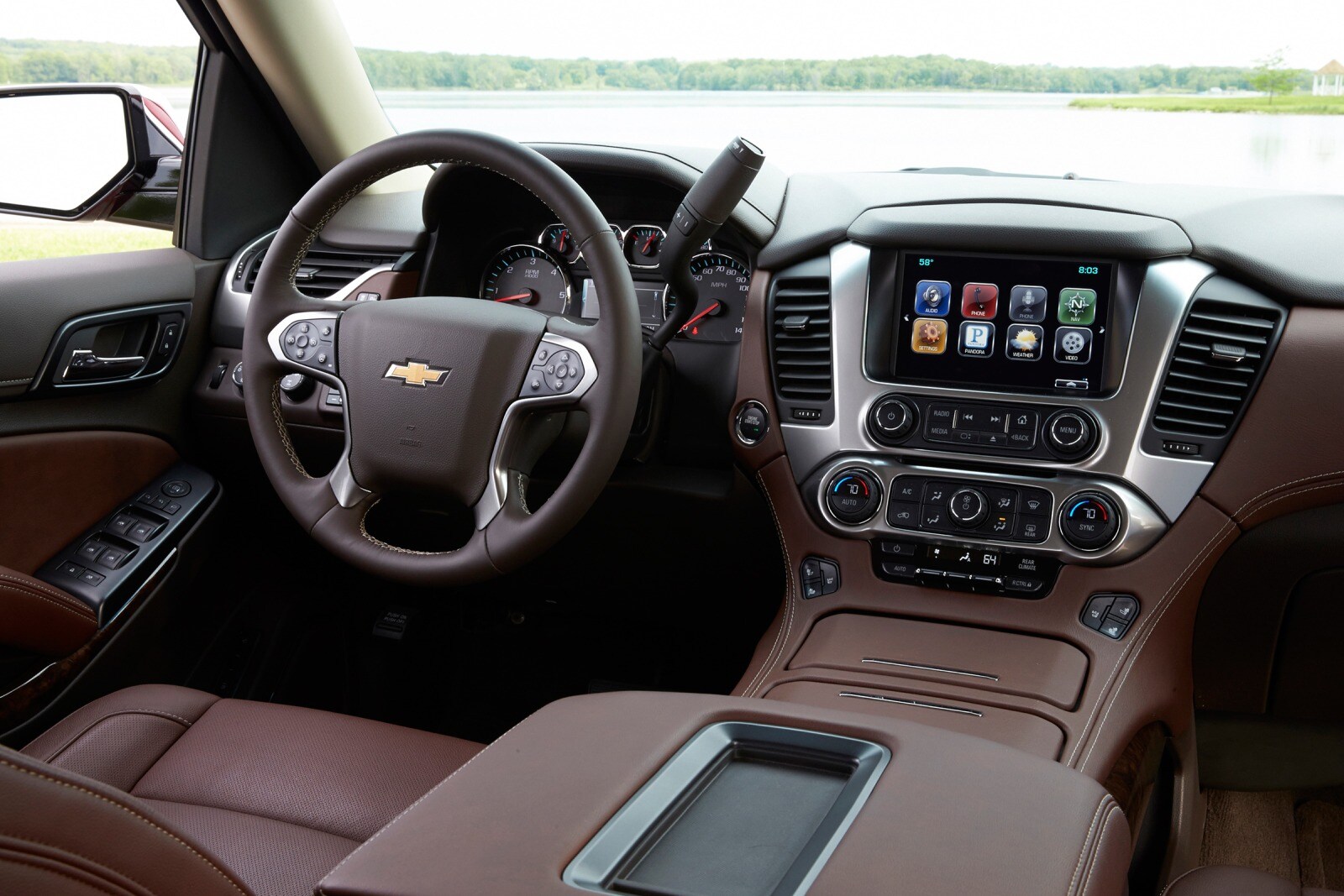 2015 Chevrolet Suburban LTZ 4dr SUV Interior Shown