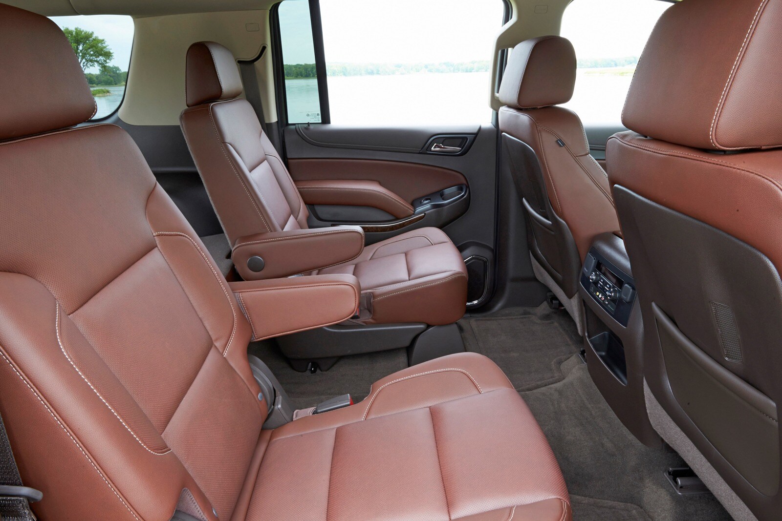 2015 Chevrolet Suburban LTZ 4dr SUV Rear Interior Shown