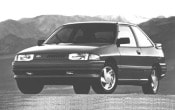 1992 Ford Escort 2 Dr GT Hatchback