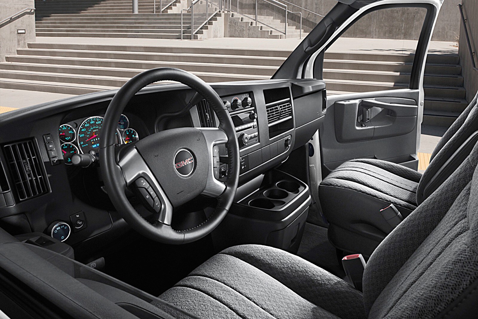 2016 GMC Savana LT 3500 Passenger Van Interior Shown
