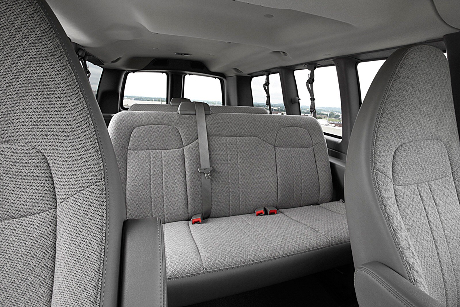 2016 GMC Savana LT 3500 Passenger Van Rear Interior Shown