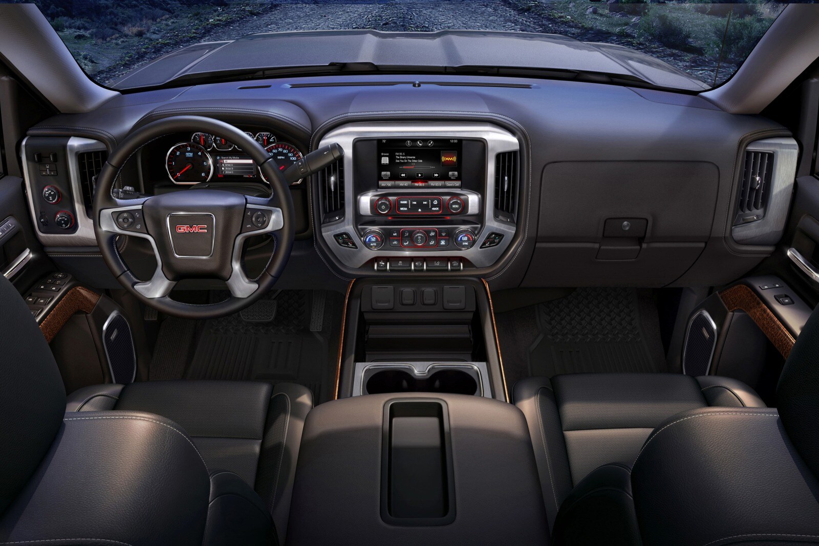 2016 GMC Sierra 1500 SLT Crew Cab Pickup Dashboard Shown