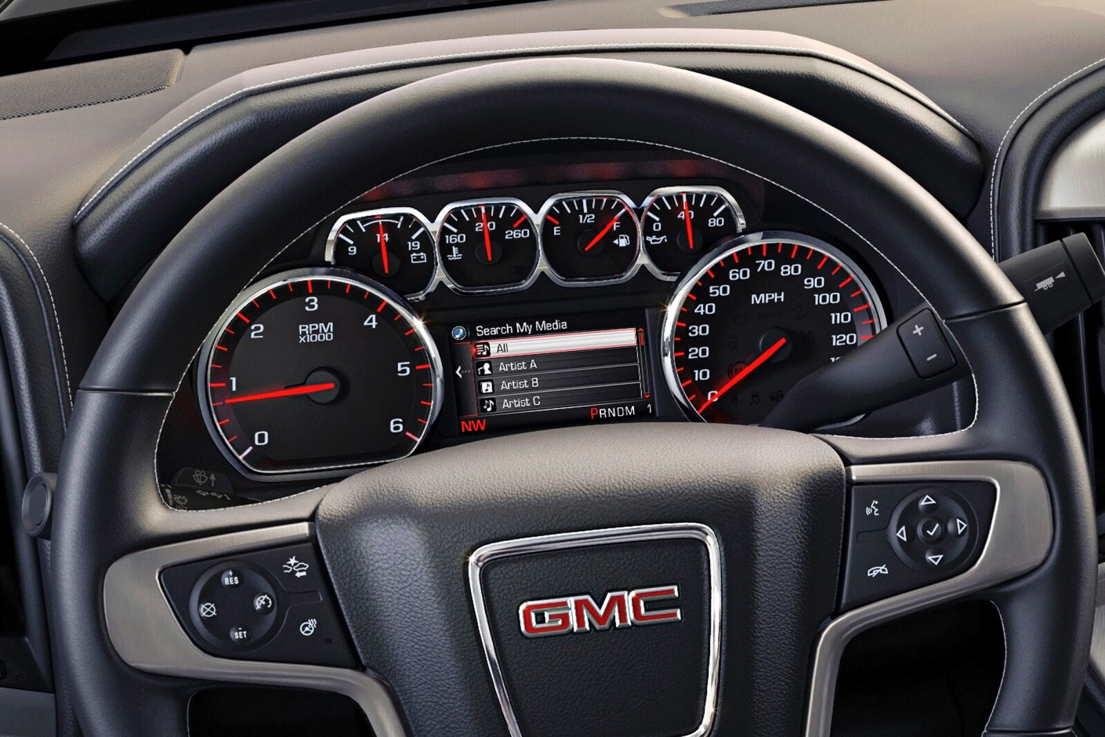 2016 GMC Sierra 1500 SLT Crew Cab Pickup Gauge Cluster