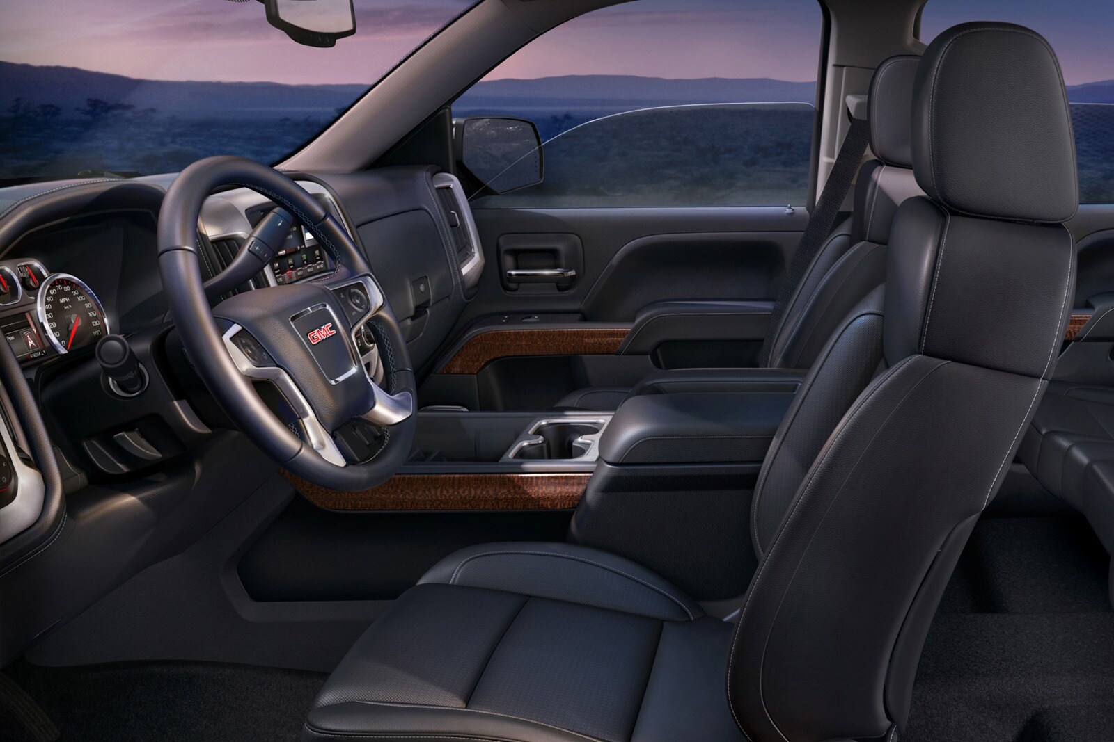 2016 GMC Sierra 1500 SLT Crew Cab Pickup Interior Shown