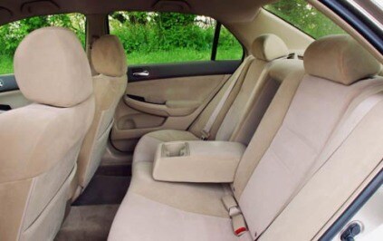 2003 Honda Accord LX Rear Interior