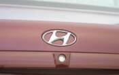 2001 Hyundai Elantra Sedan Rear Badging