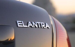 2003 Hyundai Elantra Rear Badging