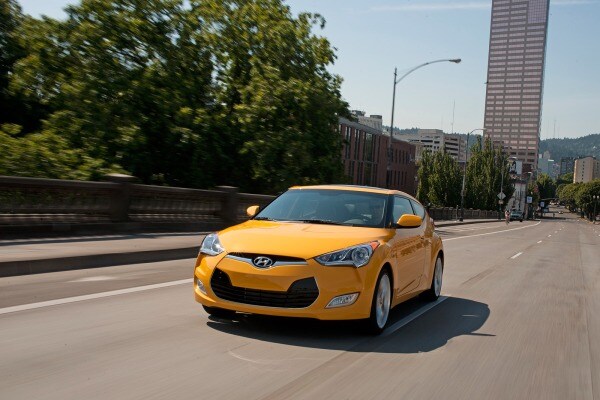 2012 Hyundai Veloster Action Front 3/4