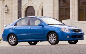 2006 Kia Spectra SX Sedan Shown