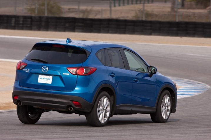 2014 Mazda CX-5 - Action Rear 3/4 - 2 2014 Mazda CX-5 - Action Rear 3/4 - 2