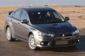 2012 Mitsubishi Lancer Evolution Sedan Exterior