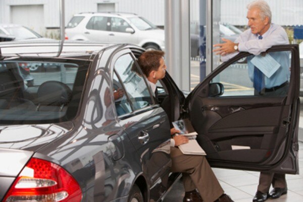 Car Buying at Dealership Picture