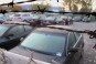 Parked Cars at Auto Body Shop Parked Cars at Auto Body Shop