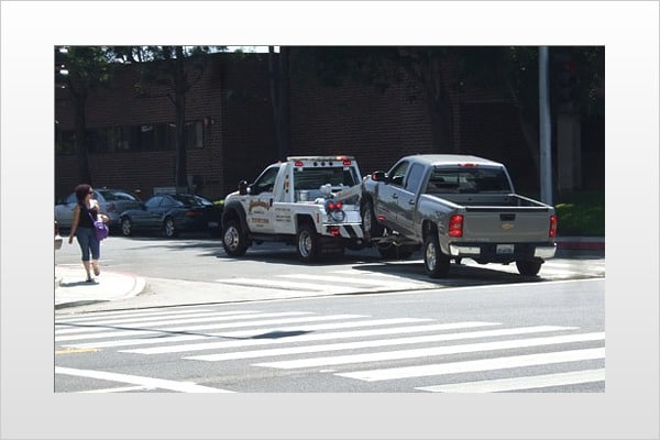 Towing a Chevy Silverado