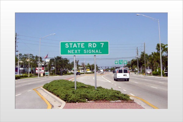 Advance Street Sign