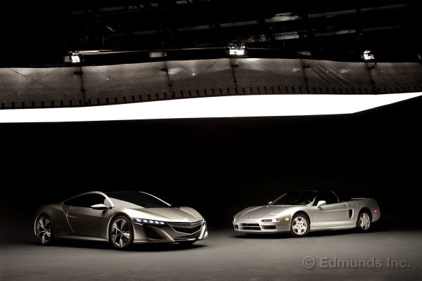 Acura NSX Concept and 1991 Acura NSX Picture