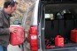 We poured in an extra five gallons and completed the trip We poured in an extra five gallons and completed the trip