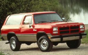 1993 Dodge Ramcharger 2 Dr Canyon Sport 4WD Utility