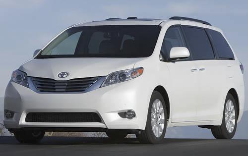 2011 Toyota Sienna Limited Minivan Shown