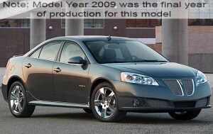 2009 Pontiac G6 GXP Sedan