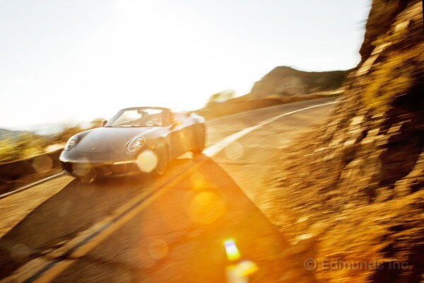 2013 Porsche 911 Carrera Cabriolet - Action Front 3/4 - 2