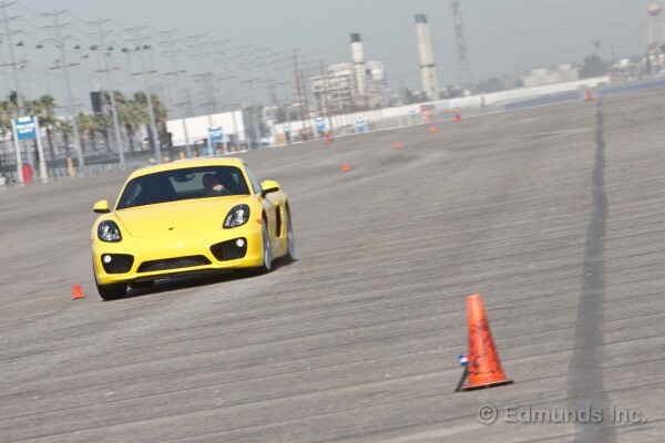 2014 Porsche Cayman S - Action Front 3/4