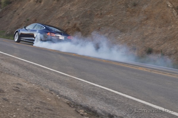 2013 Tesla Model S - Burnout