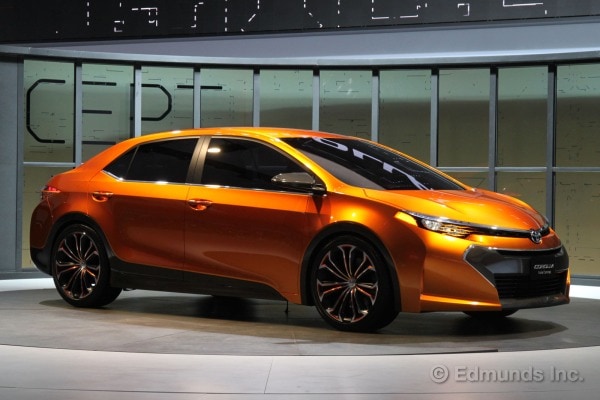 Toyota corolla concept detroit auto show