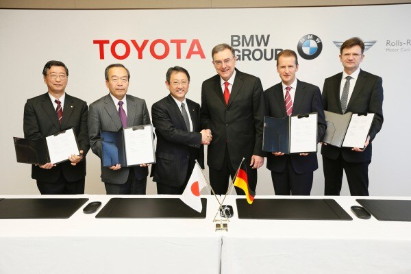 BMW and Toyota Executives Picture