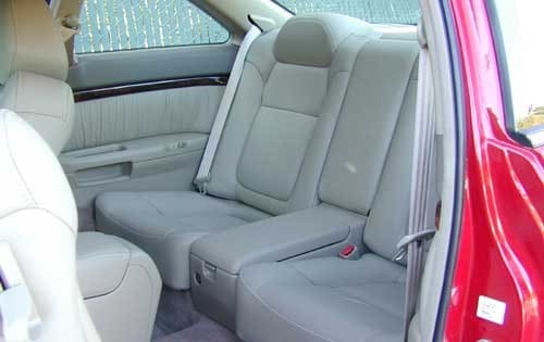 2001 Acura CL 3.2 Rear Interior