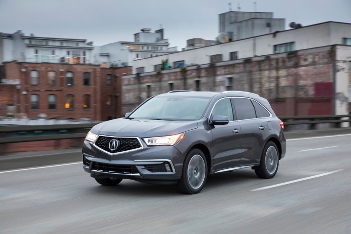 Best Hybrid Suvs Top Rated For 2019 Edmunds 2019 Acura Mdx Sport Hybrid Action Front 3 4