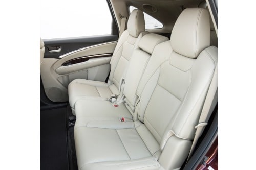 2016 Acura MDX Technology, Entertainment and AcuraWatch Plus Packages 4dr SUV Rear Interior