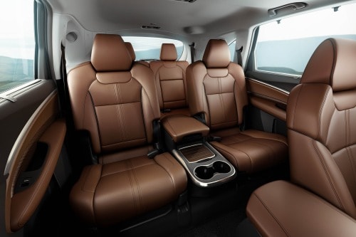 2018 Acura MDX SH-AWD w/Advance and Entertainment Packages 4dr SUV Rear Interior Shown