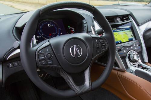2019 Acura NSX Coupe Steering Wheel Detail