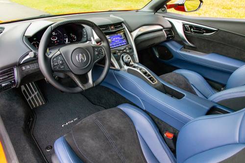 2019 Acura NSX Coupe Steering Wheel Detail
