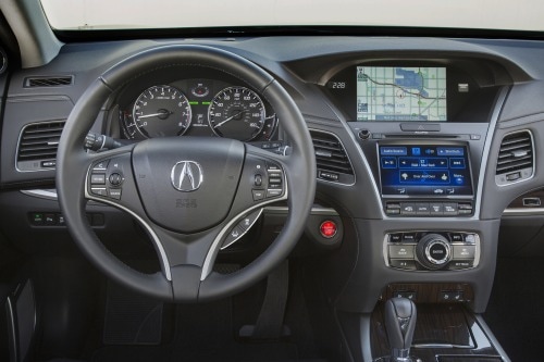 2017 Acura RLX Advance Package Sedan Steering Wheel Detail