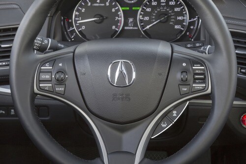 2017 Acura RLX Advance Package Sedan Steering Wheel Detail