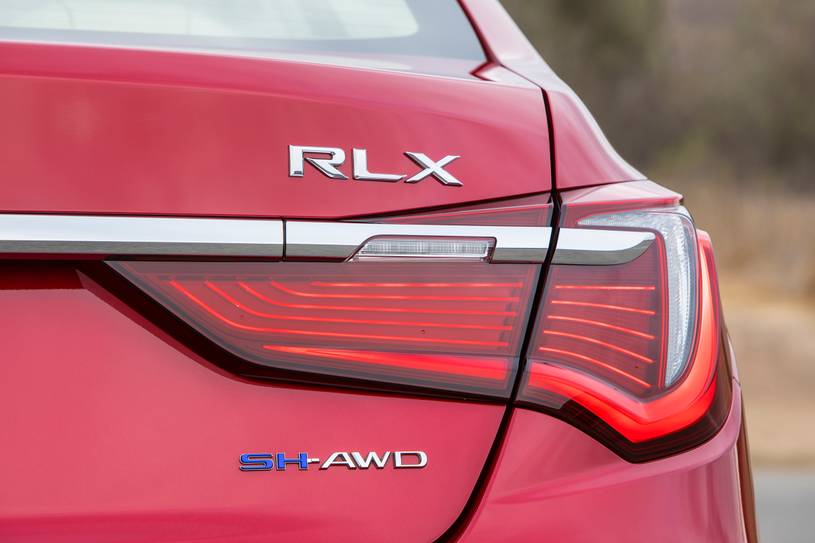 Acura RLX Sport Hybrid SH-AWD Sedan Rear Badge