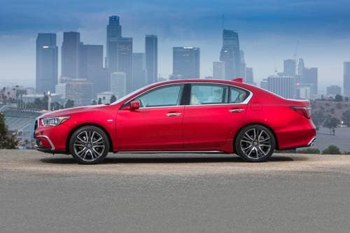 Acura RLX Sport Hybrid SH-AWD Sedan Profile Shown