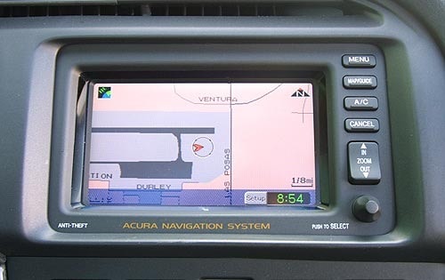 2002 Acura TL LCD Navigation Screen