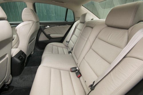 2007 Acura TL Type-S Sedan Rear Interior