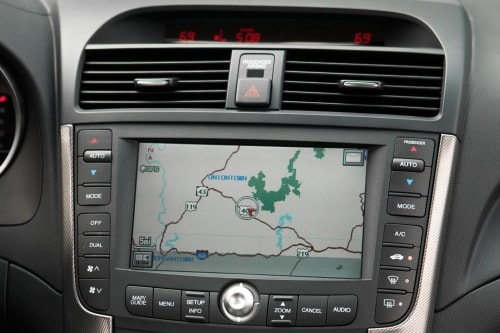 2008 Acura TL Sedan Navigation System