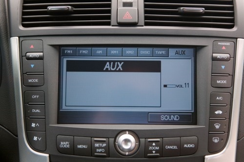 2008 Acura TL Sedan Navigation System