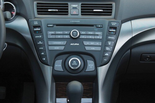 2012 Acura TL Advance Package Sedan Audio Console