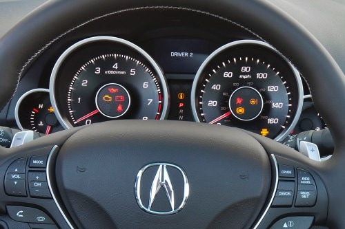 2012 Acura TL SH-AWD w/Technology Package Sedan Gauge Cluster